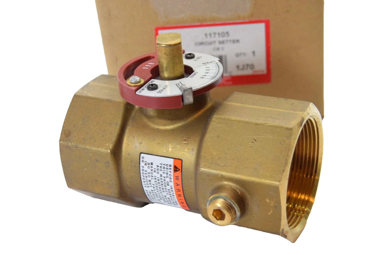 Bell & Gossett 2" Circuit Setter Balance Valve CB-2 CB2 117105 (New)