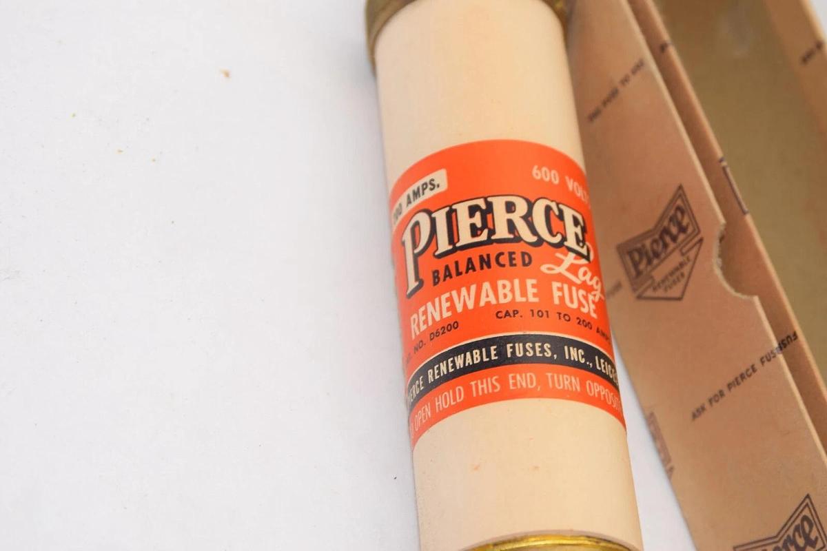 (NEW) PIERCE D6200 200Amp 600V Fuse