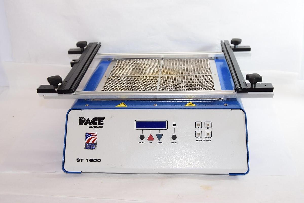 Used PACE ST1600 7008-0302 Programmable Pre-Heater With Built In PCB Holder
