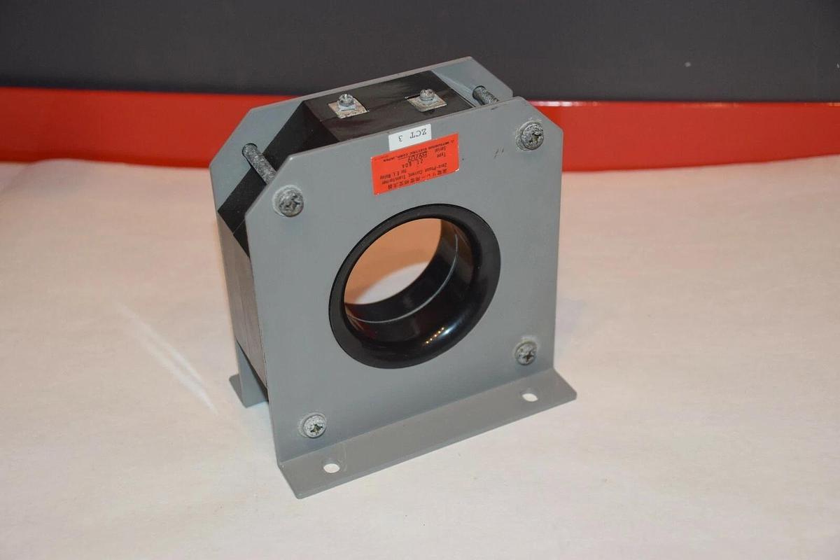 Refurbished MITSUBISHI ELECTRIC ZT60A ZERO-PHASE CURRENT TRANSFORMER FOR E.L. RELAY