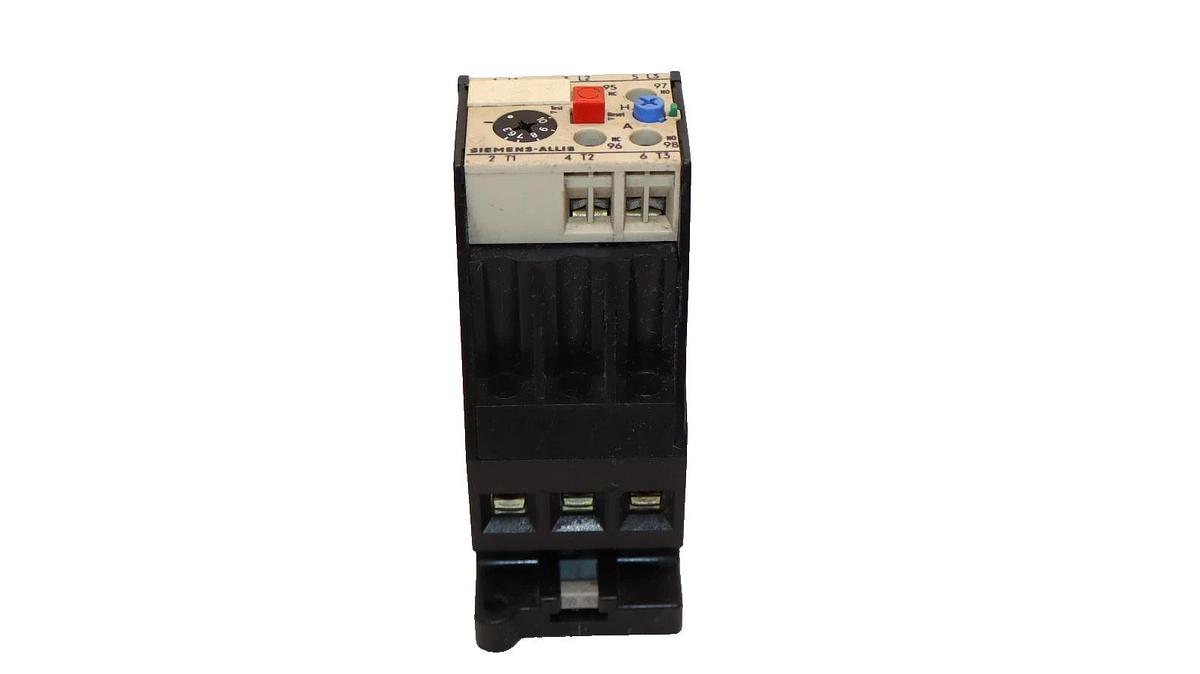 Used Siemens - Allis OLR 1000 , OLR1000 6.3-10A Amp Overload Relay *Cracked*