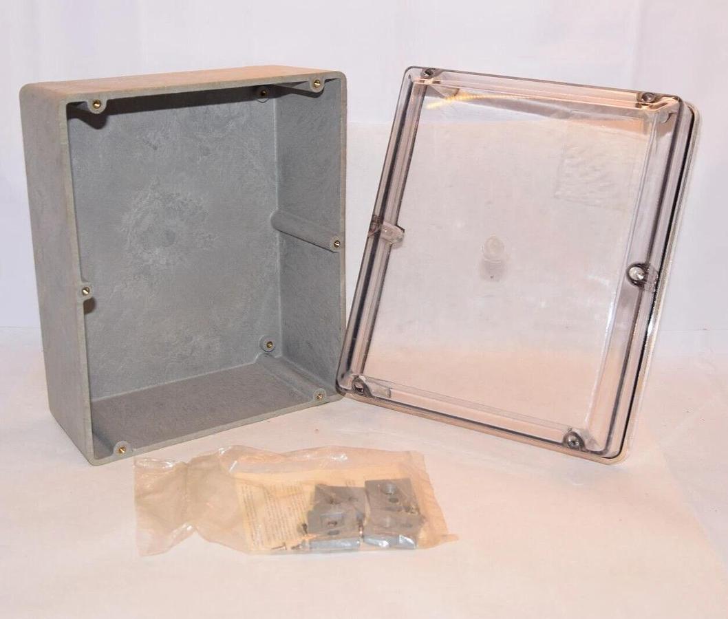 (NEW) CARLON CS12106 12"x10"x4.5" F773397 Control Panel Enclosure W/Clear Cover