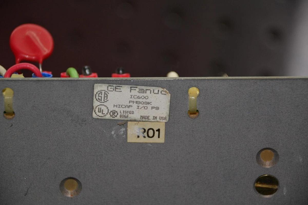 Used GE FANUC IC600 PM503K IC600PM503K SER 6 I/O HI CAPACITY POWER SUPPLY PROCESSOR