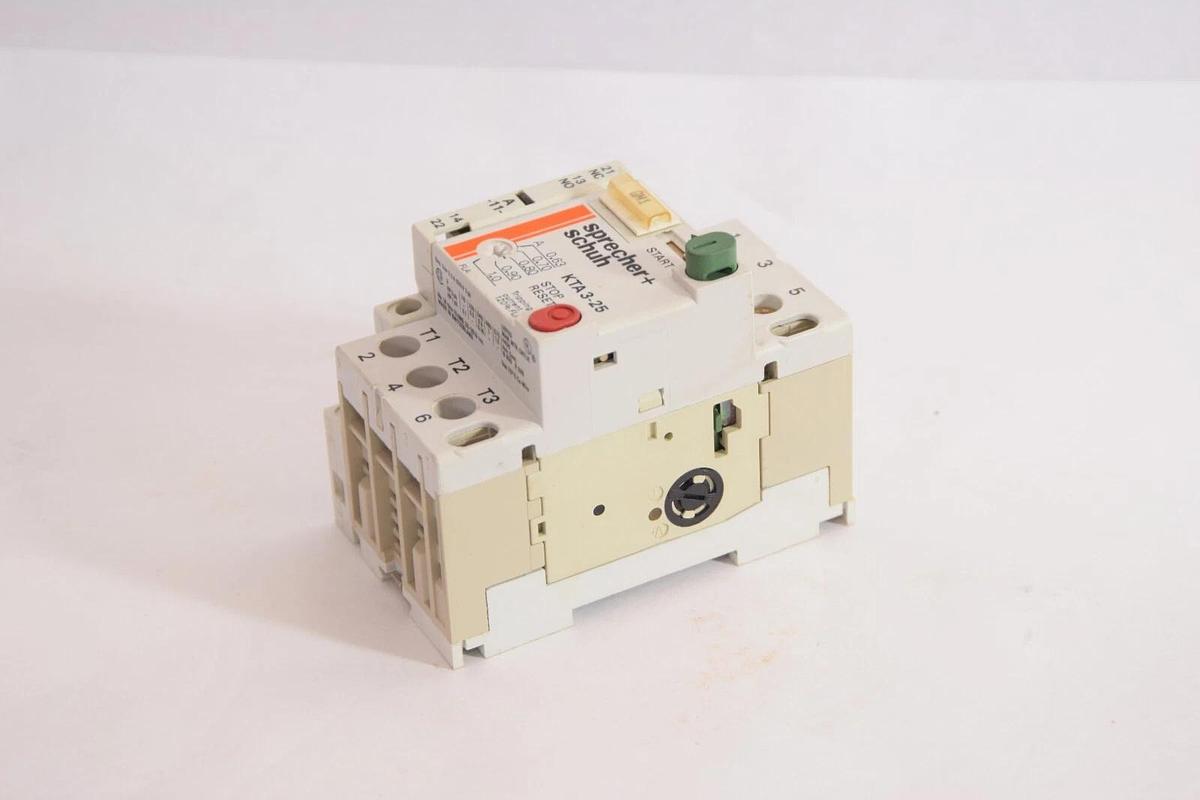 Used SPRECHER + SCHUH KTA 3-25 0.63-1.0A Manual Motor Starter