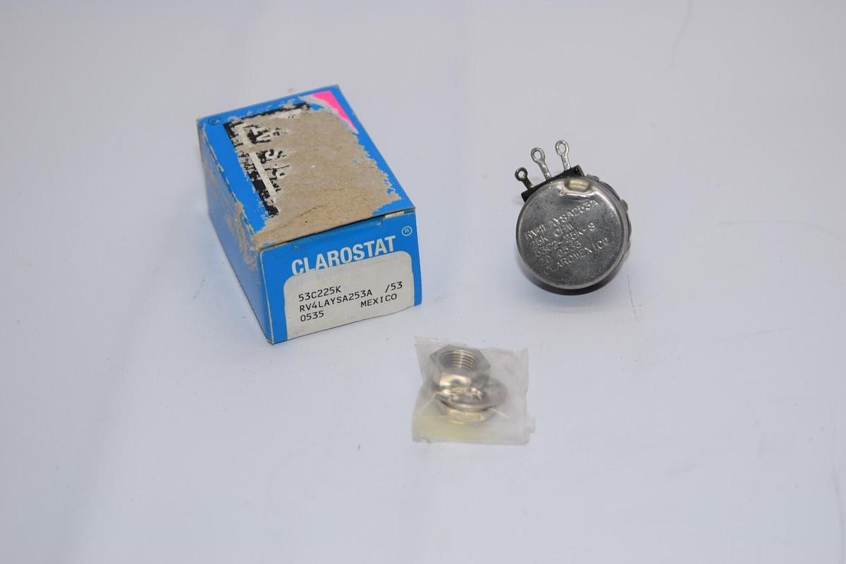 (NEW) CLAROSTAT 53C225K RV4LAYSA253A Potentiometer