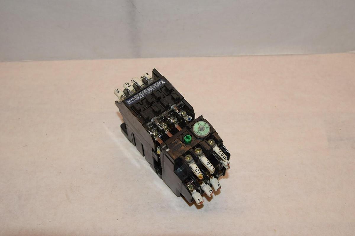 Used MATSUSHITA FC-15N STARTER WITH FT-15N RELAY 9A-13A 100-110V AC 50/60Hz COIL