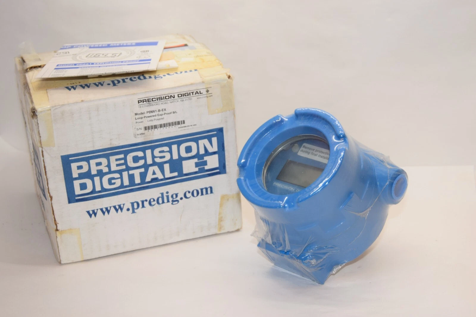 Precision Digital PD661-B-EX Explosion Proof Loop Powered Meter B/L PD661BEX