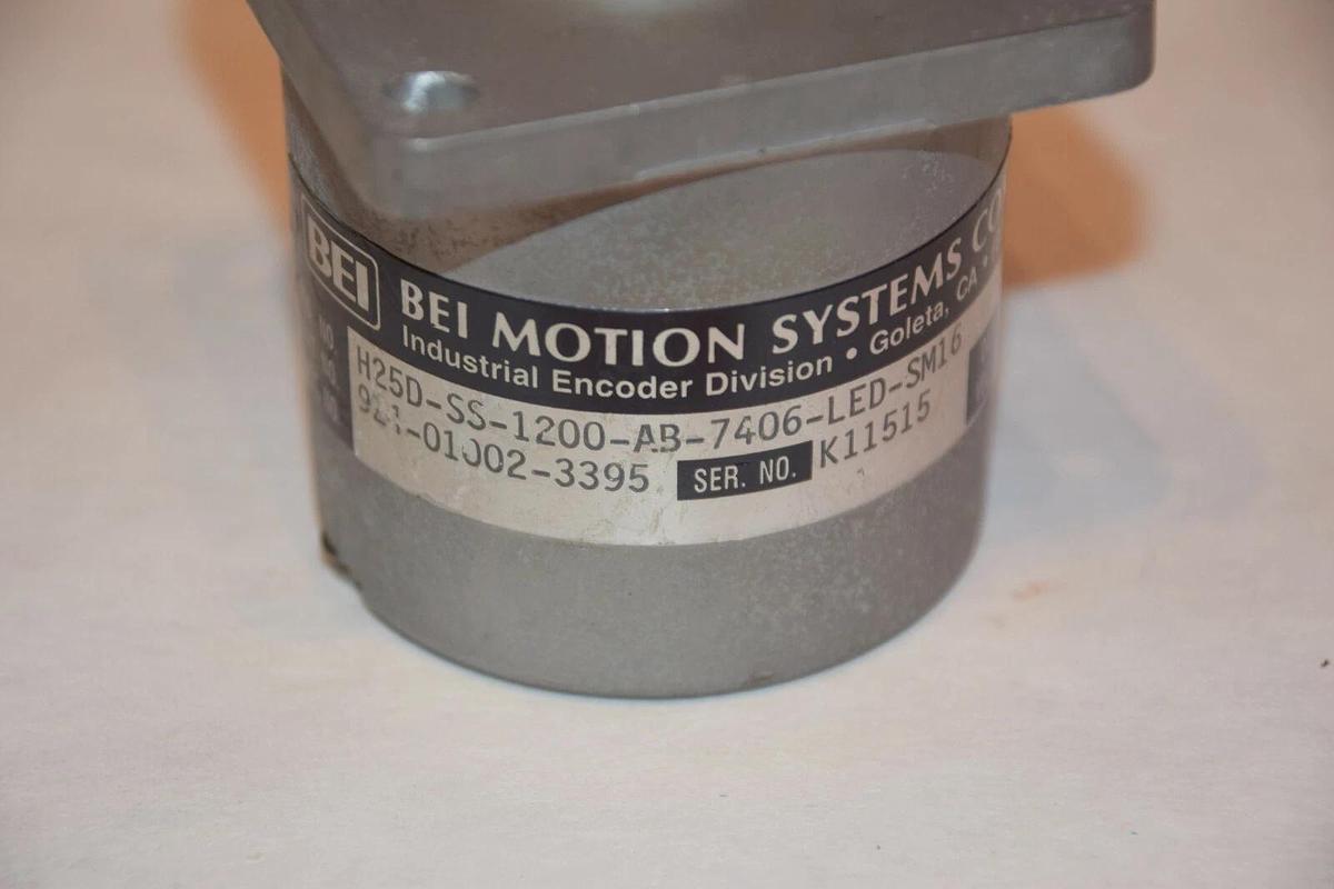 Used BEI 924-01002-3395 INDUSTRIAL ENCODER