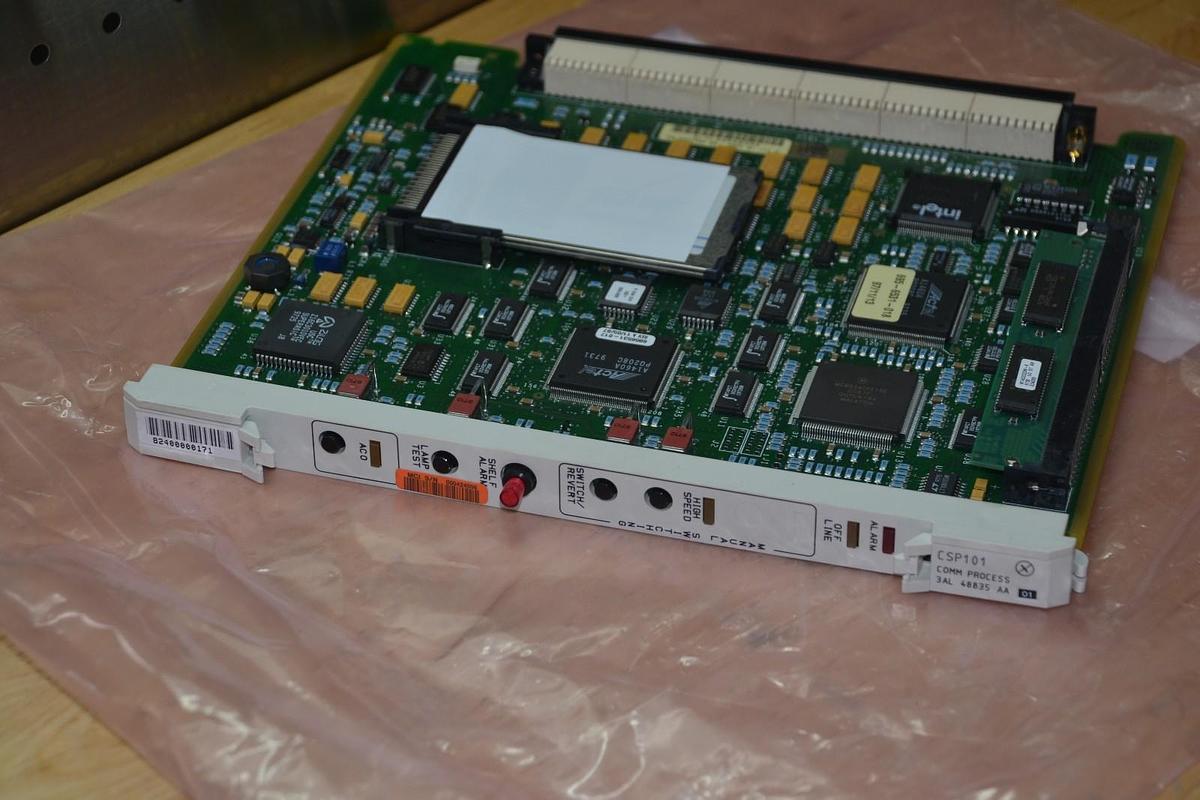 Alcatel Comm Process Board Card CSP101 3AL 48835 AA 3AL48835AA AB MRev 01 NEW