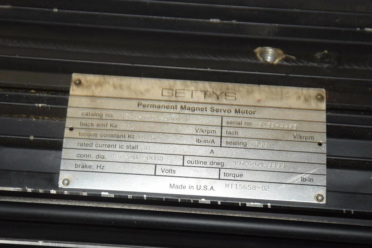 Used GETTYS Permanent Magnet Servo Motor M341-K70A-4001
