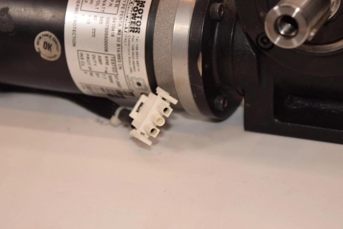 Used MOTOR POWER COMPANY 1007505500008 Drive With BJ GEAR DK-8660 Gearbox Head