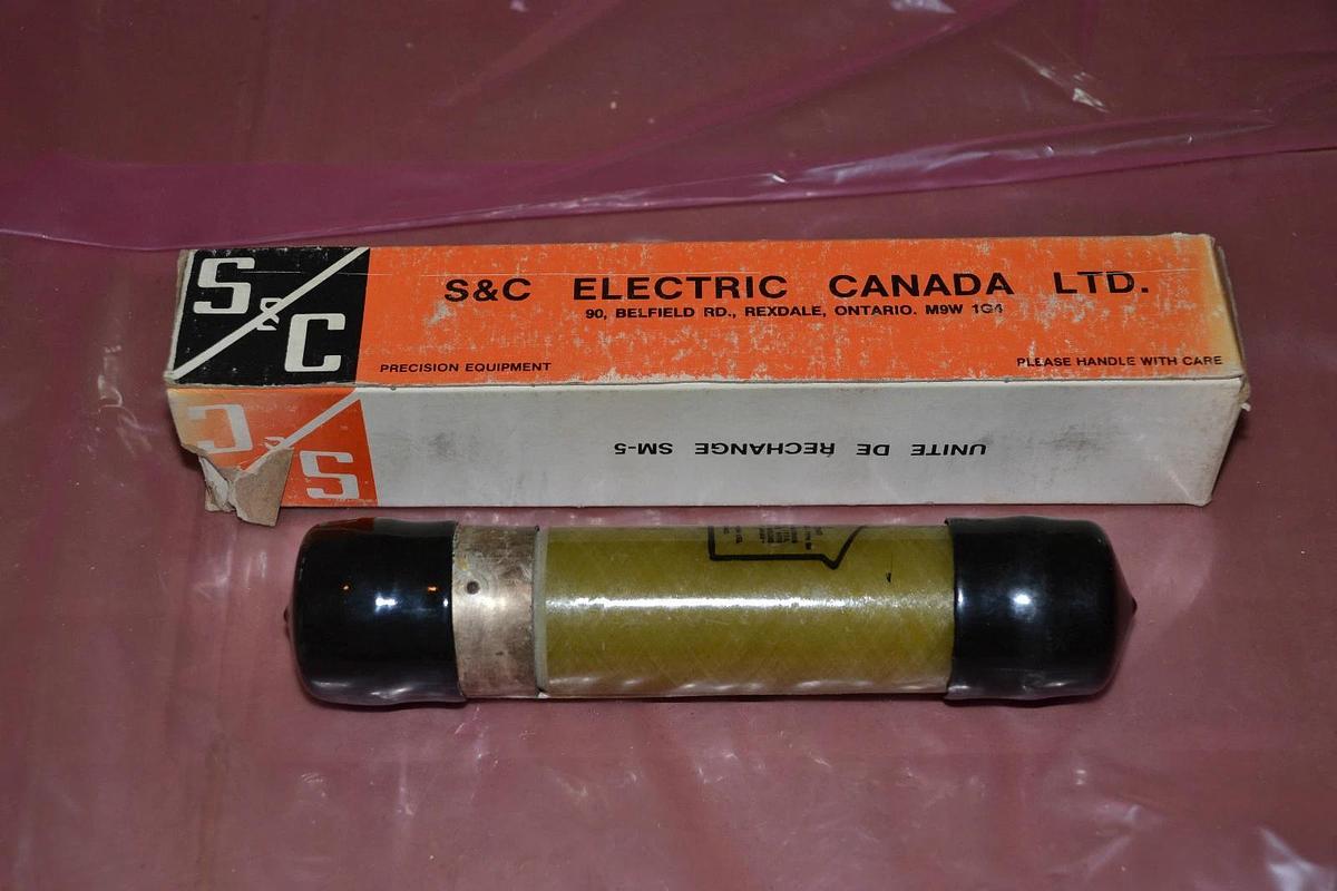 S&C ELECTRIC CANADA FUSE 181275R4 181 275 R4 181275 175Ea 175E A AMPS NEW
