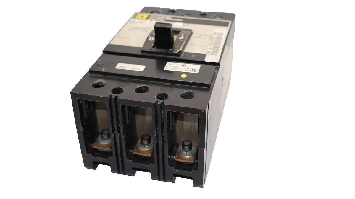 Used Square D 125a Circuit Breaker KCF34125  125 Amp 3P 480V