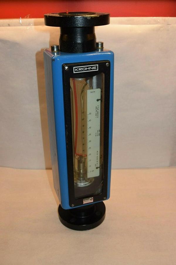 NEW KROHNE SCFM 1-3/4" PORT BLOCK STYLE INLINE FLOWMETER