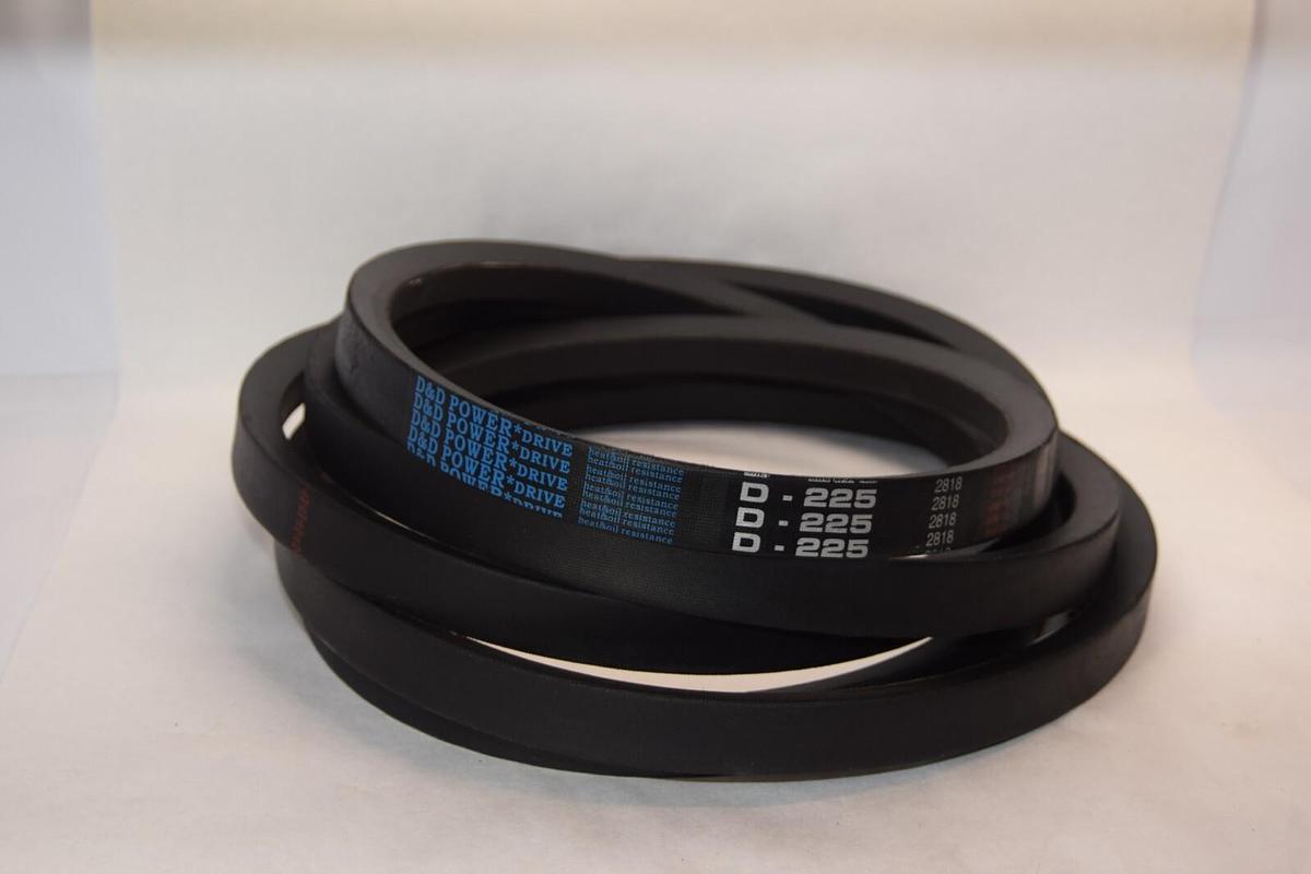 (NEW) D&D POWER DRIVE D-225 2818 Multiflex Replacement V-Belt - 1 Band