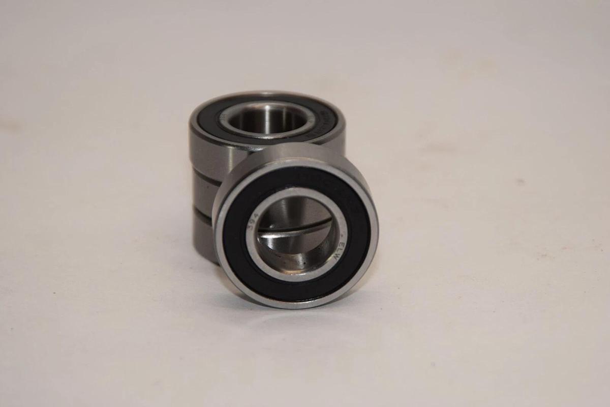 (NEW - LOT OF 4) ELW 394 6002RS 6002-RS 6002 RS Rubber Sealed Bearing