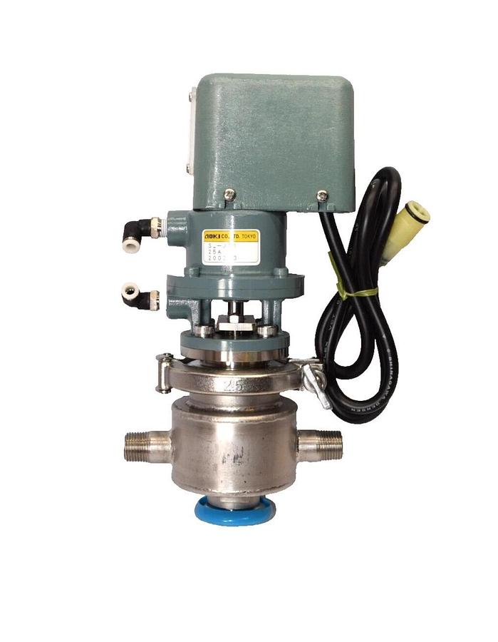 (NEW) AOKI CO. LTD. SL-JS1 25A Stainless Steel Direction Control Valve