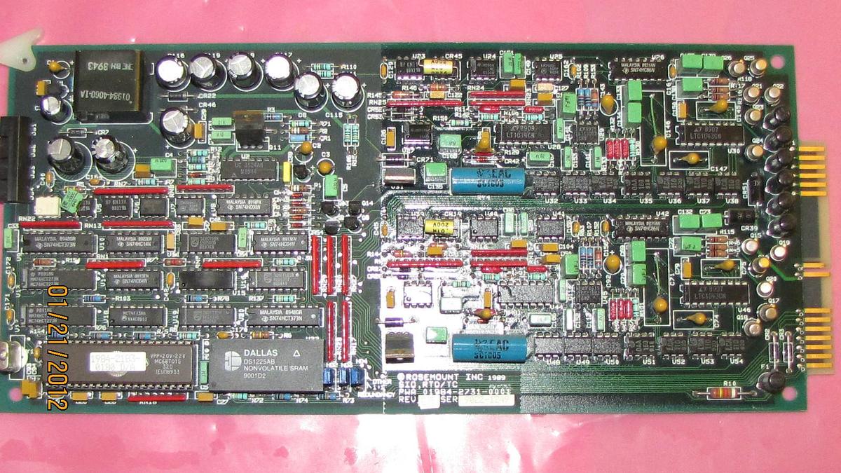 Used ROSEMOUNT CIRCUIT BOARD CARD 01984-2731-0001 0198427310001 9024-0589