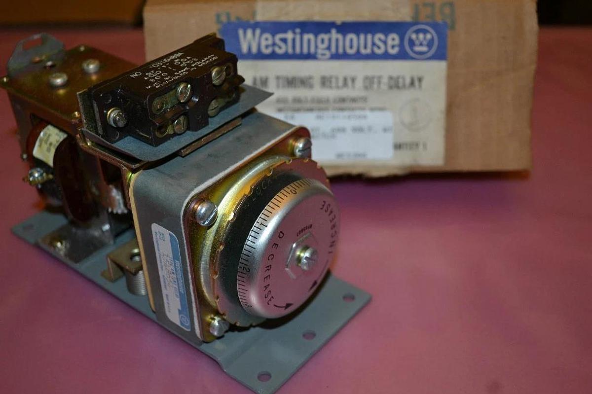 Westinghouse Homewood AM Time Relay 1548654 240v coil NEW