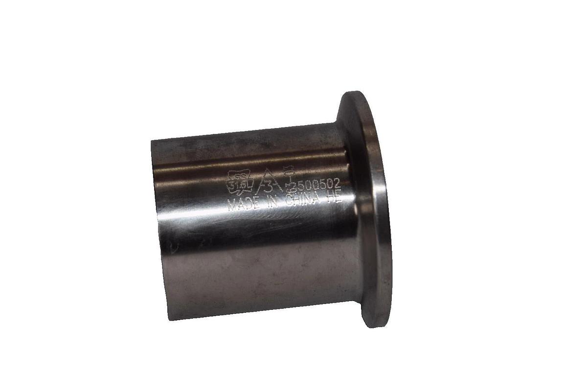 SS 63-03 5005202 316L 1-1/2" Stainless Furrule Weld-on Fitting Sanitary (New)