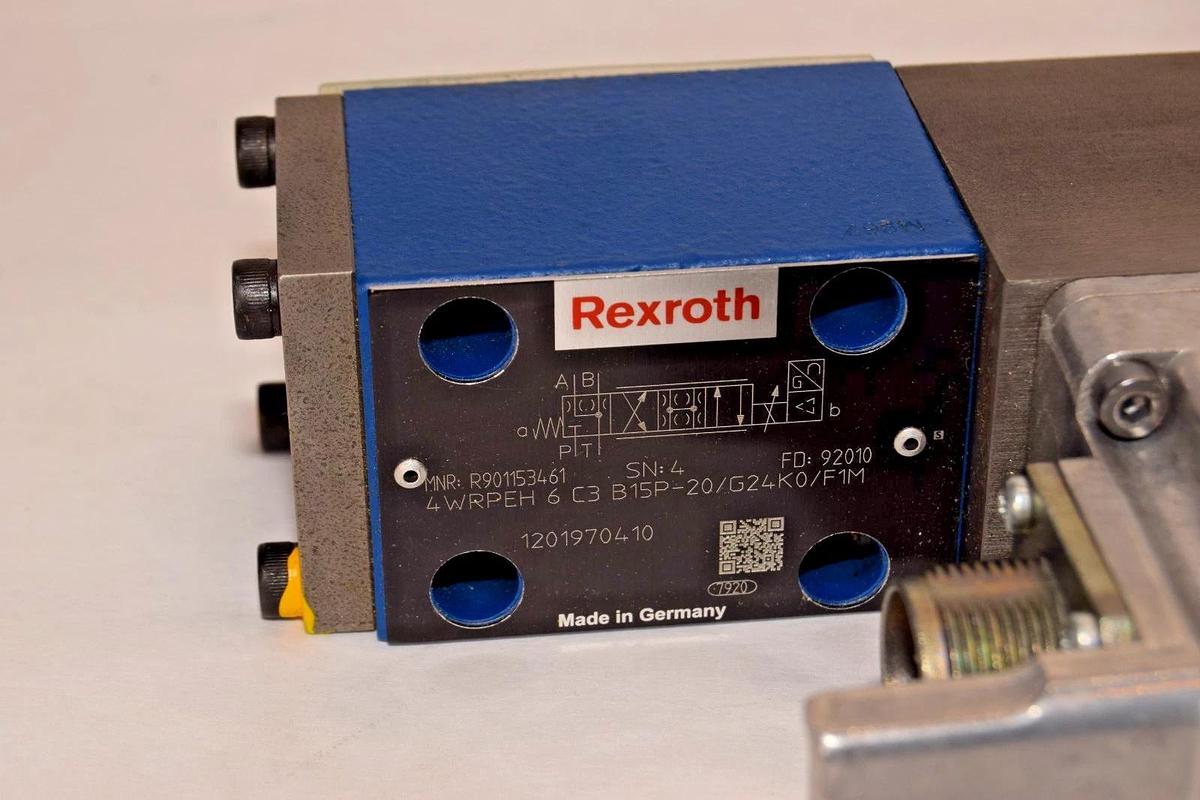 Rexroth Hydraulic Servo Proportional Valve 4WRPEH6C3B15P-20/G24K0/F1M (New)