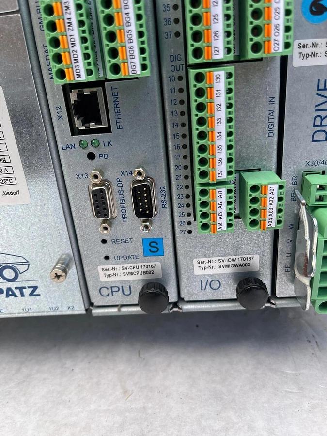 Used Matuschek Welding Control Assy SERVOSPATZM600L SV-M60L SVM06A004 SV-CPU170167