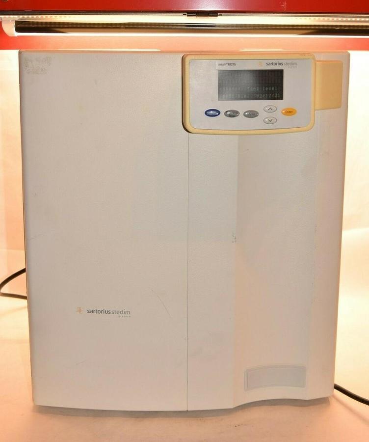 Used SARTORIUS STEDIM Arium 61215 Type 2 100-240Vac 50/60Hz Water Purification System