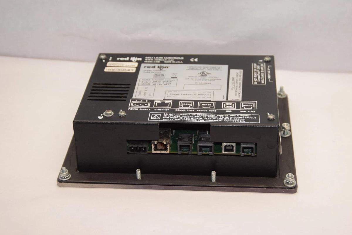 Used EMERSON  / RED LION G306MS00 6" Operator Interface USA *Read: Lines on Screen*