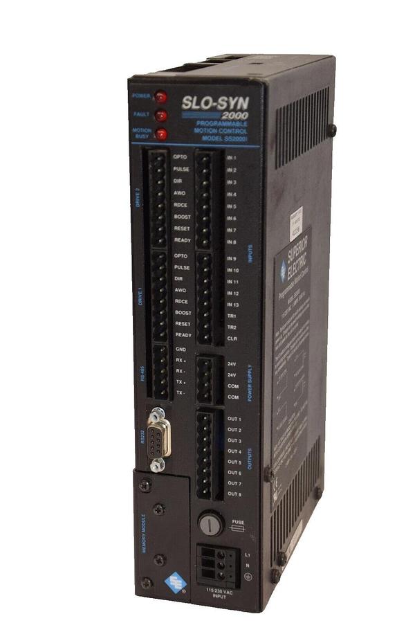 Used SUPERIOR ELECTRIC Slo-Syn 2000 SS2000I 1150/230V Programmable Motion Control