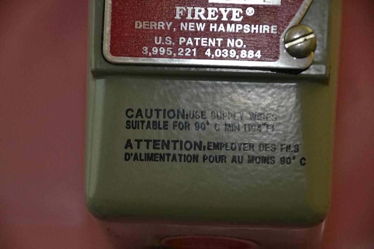 Used FIREYE FLAME SCANNER TYPE 45RM1 MODEL 4892-2