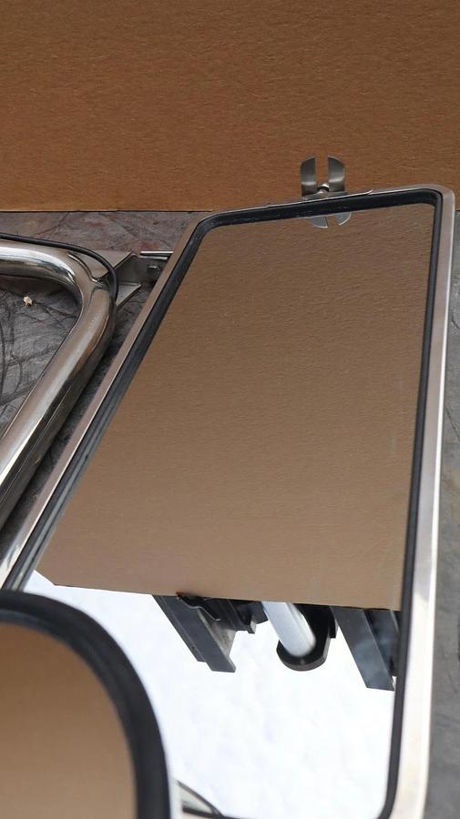 Right Hand Semi Truck Wired Mirror Assembly Cab Door RH Passenger Side (NEW)