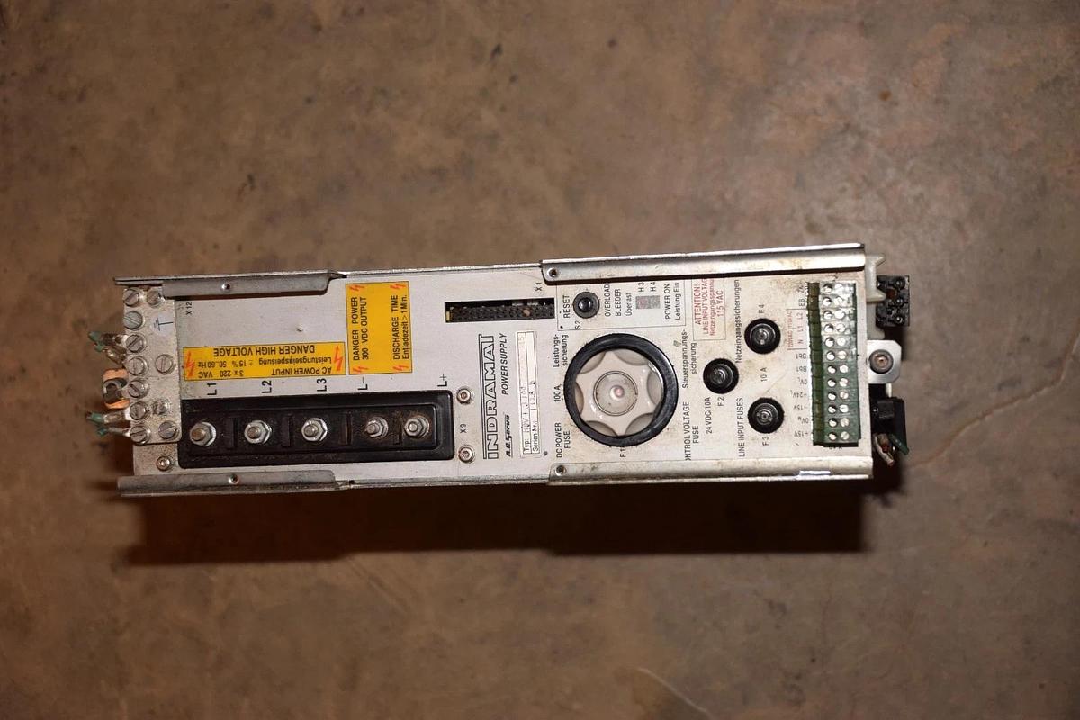 Used INDRAMAT KDV1.3-100-220/300-115 100A AC SERVO POWER SUPPLY DRIVE