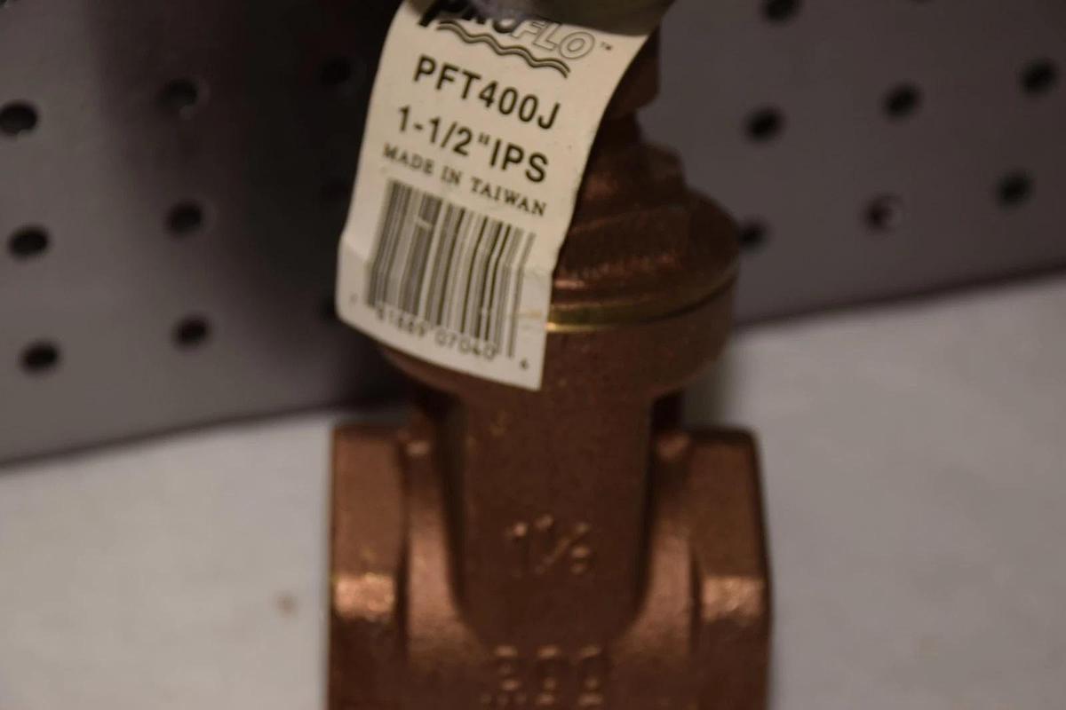 PROFLO PFT400J 1-1/2" IPS 200WOG GATE VALVE NEW