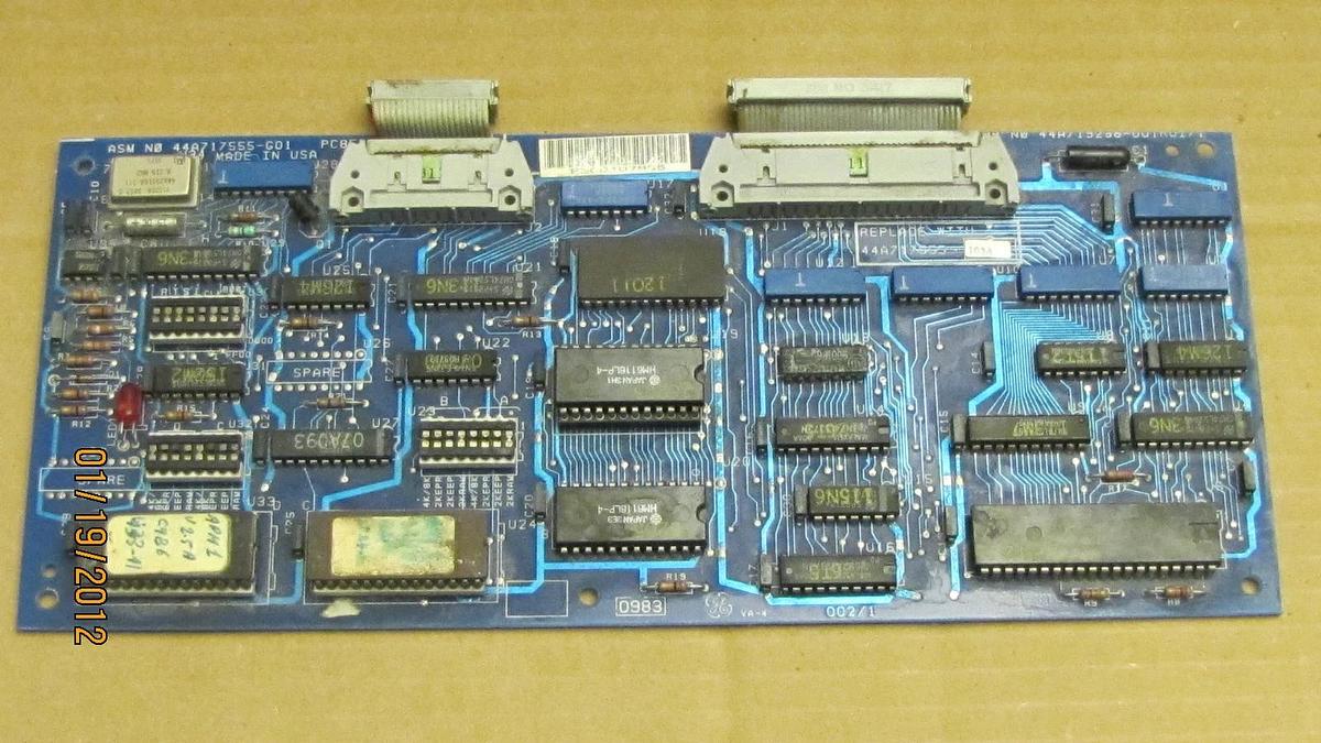 Used General Electric GE Circuit Board 44A717555-G01 44A717555G01 44A717555 G01