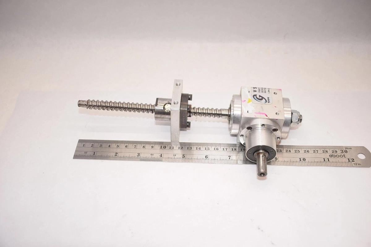 Used GAM GEAR 760122 L-045-1:1-E030000-[9.5] Right Angle Spiral Gearbox