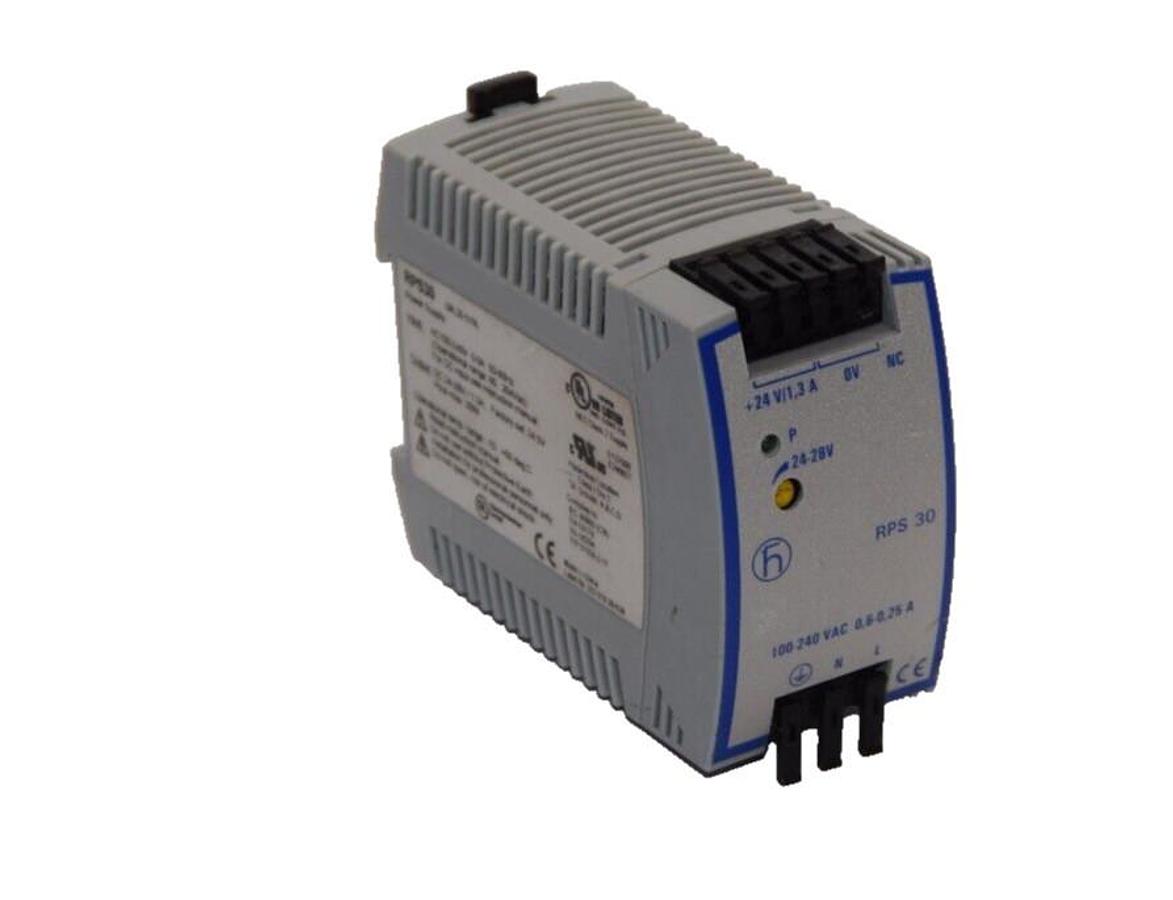 Used HIRSCHMANN RPS30 100-240Vac 0.6-0.25A Power Supply