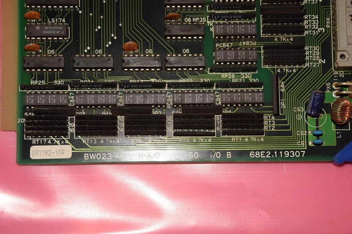 Used HITACHI BW023-A0 N-A/0 iSO i/O B 68E2.119307 D31182-109 SEIKO CIRCUIT BOARD