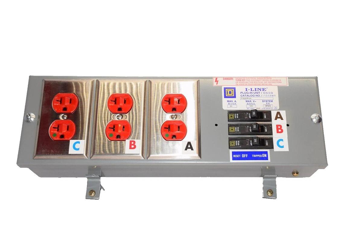 SQUARE D PINQOR120  I-Line 100A 100 Amp Busway Plug In Unit 120v 3P4W (NEW)