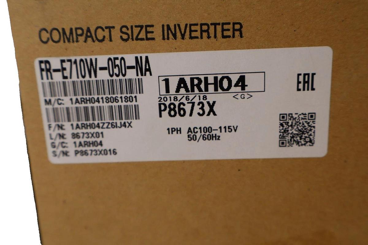 Mitsubishi Electric Inverter FR-E710W-050-NA , FRE710W050NA (New)