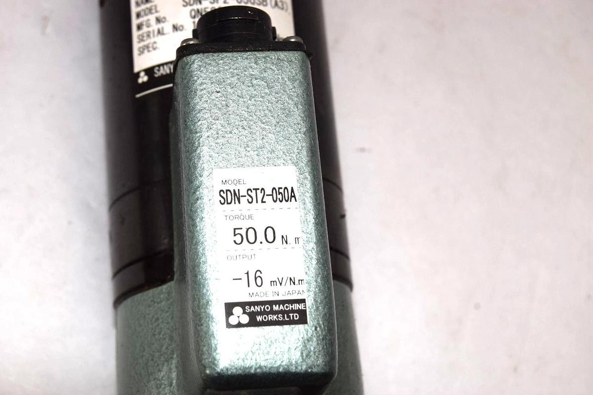 Used Sanyo SDN-SP2-050SB , SDN-ST2-050A 1/27.6 , 50.0Nm Nutrunner Spindle