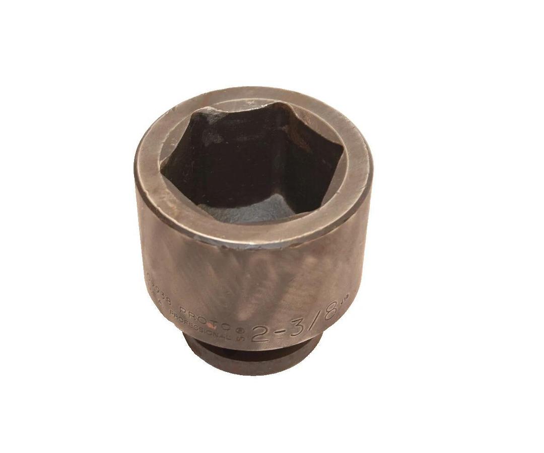 Used PROTO TOOL 09938 2-3/8" 6 Point Spline Drive Impact Socket