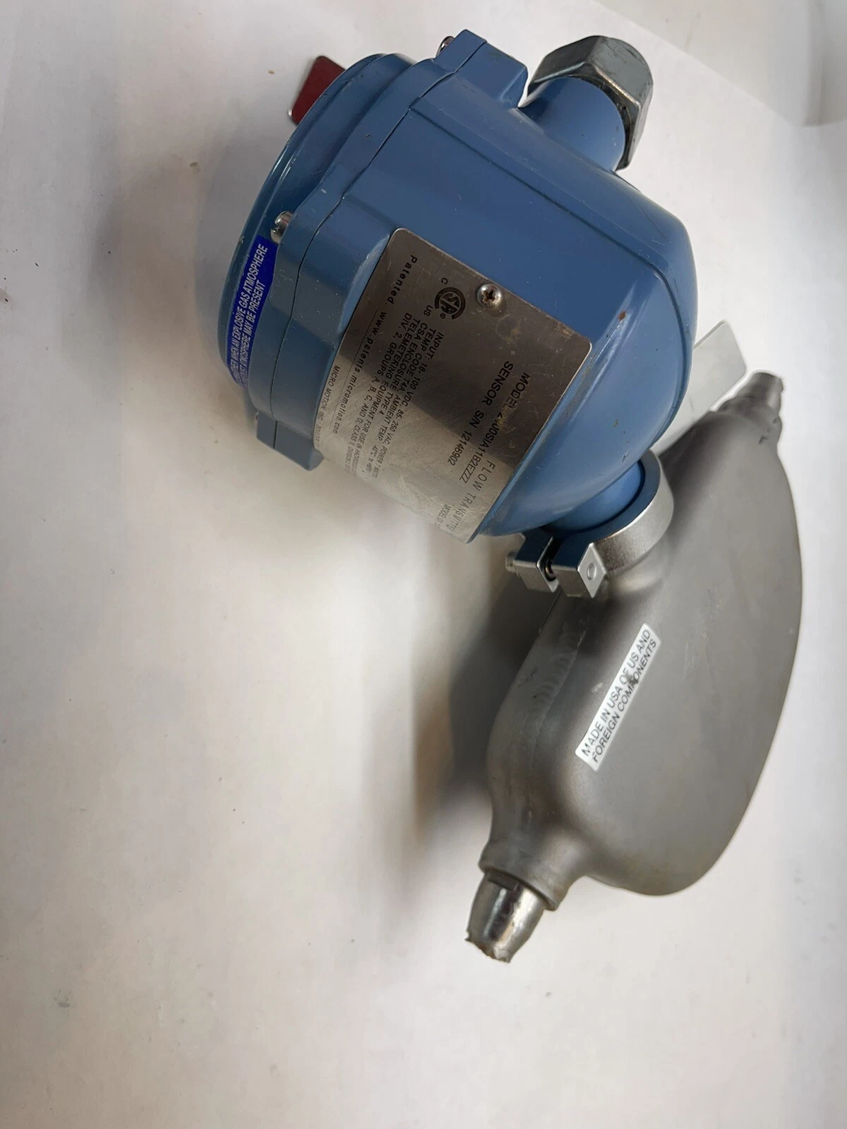 Used Micro Motion 2400SIA11B2EZZZ Mass Flow Transmitter Sensor CMFS010M319N0A2ECZZ