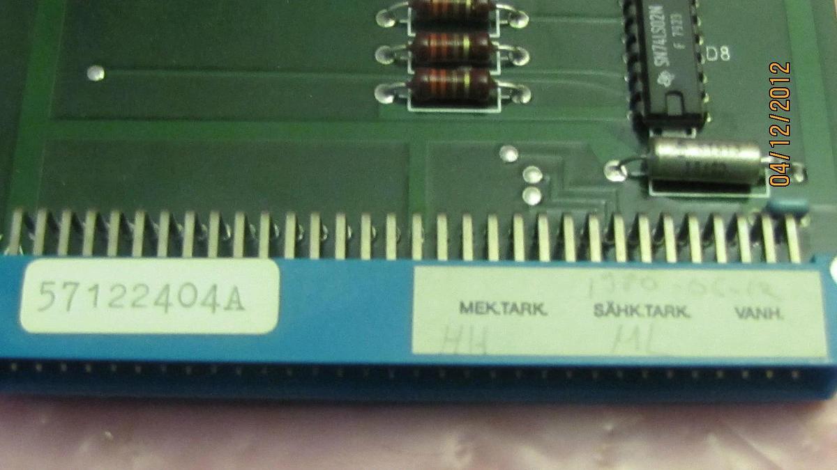 Used ABB STROMBERG FAULT & DATA BOARD CARD 5760380-1B 5760380 1B 57603801B 57122404A