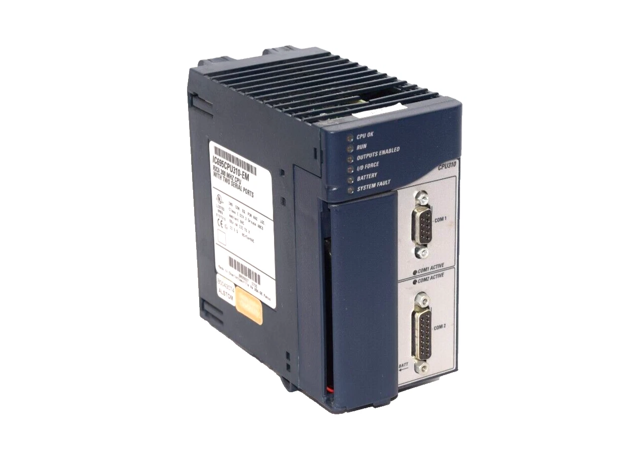 Used GE FANUC IC695CPU310-EM RX3i 300Mhz With 2 Serial Ports CPU Module