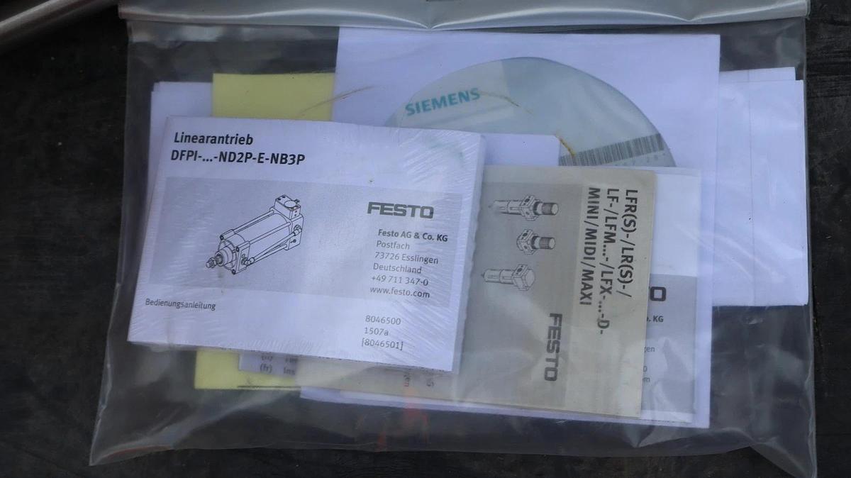 FESTO Cylinder DFPI-200-280-ND2P-E-NB3P-CS Siemens Valve Positioner Linear Act