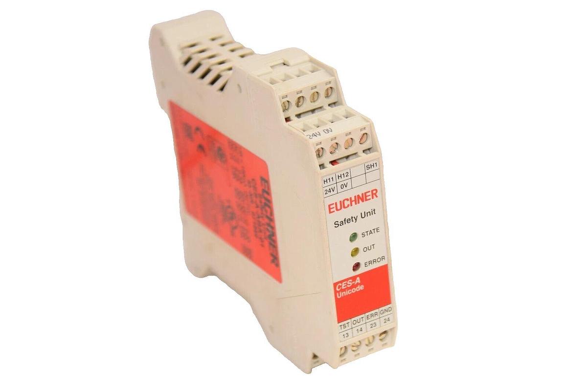 Used EUCHNER CES-A-ABA-01 24V Safety Unit Module
