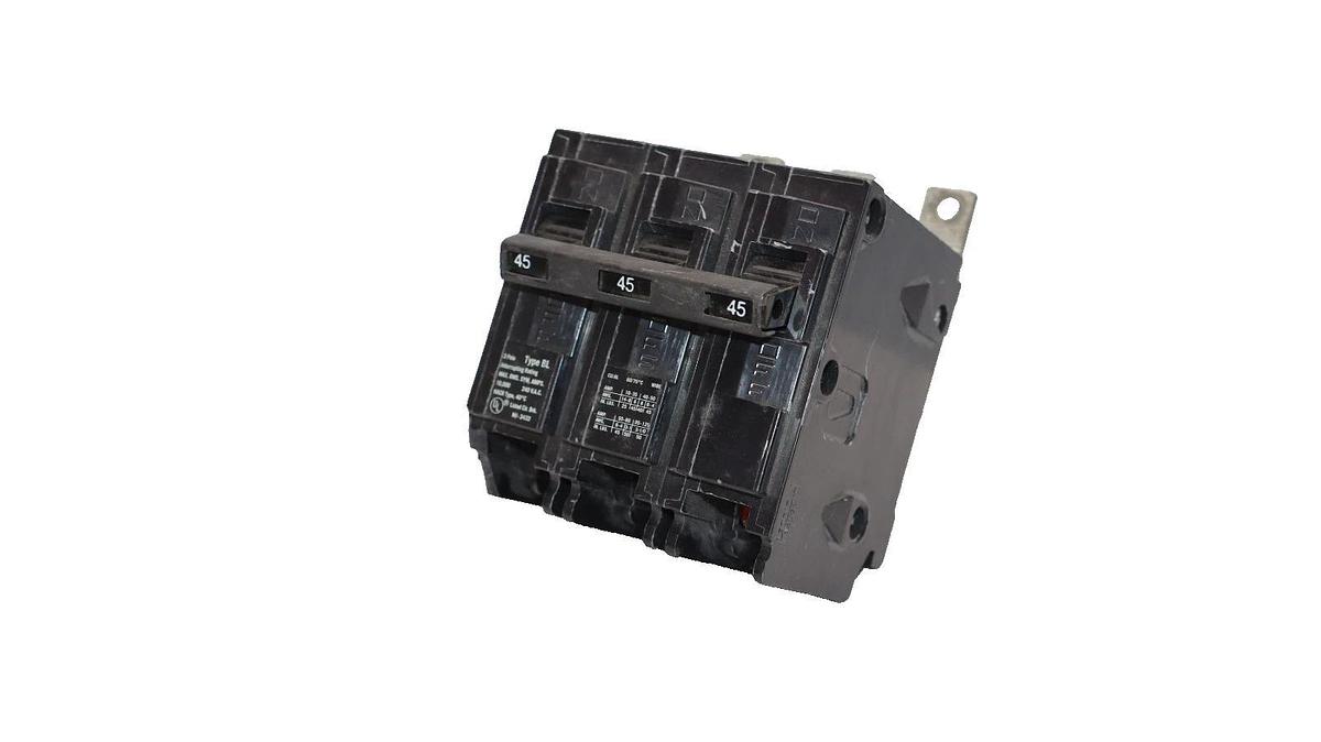 Used Siemens 45A Circuit Breaker ITE 3Pole 45 Amp BL B345