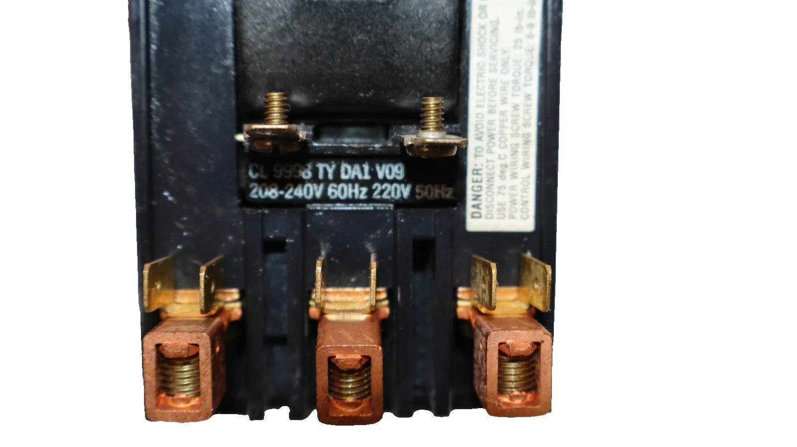 Used Square D Contactor 8910 DPA43 8910-DPA43 8910DPA43 Ser A 50A 208/240/220v coil