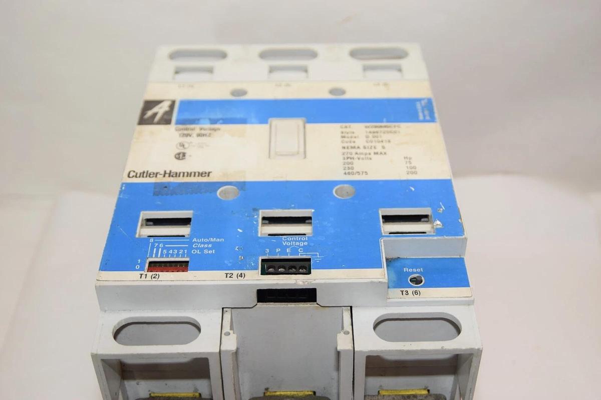 Refurbished Cutler-Hammer Westinghouse W200M5CFC Size 5 Motor Starter  1A96725C01