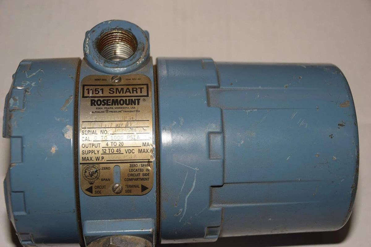 Used ROSEMOUNT FISHER  1151 Smart Transmitter 1151AP8S52B1M3 01151-0934-0004